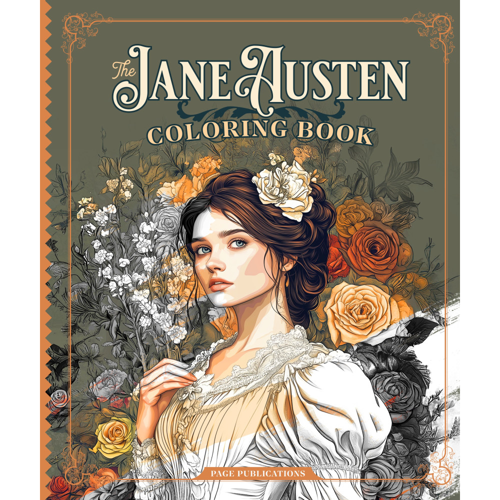 Produktbild för Jane Austen Coloring Book (häftad, eng)