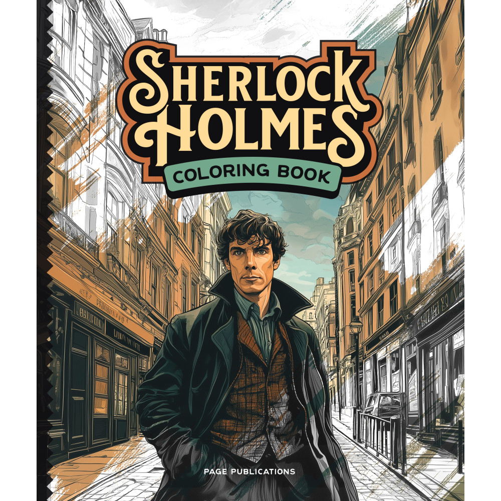 Produktbild för Sherlock Holmes Coloring Book (häftad, eng)