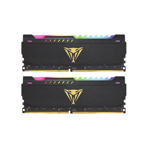 Patriot Memory Patriot Viper Steel RGB - DDR4 - sats - 32 GB: 2 x 16 GB - DIMM 288-pin / PC4-28800 - ej buffrad