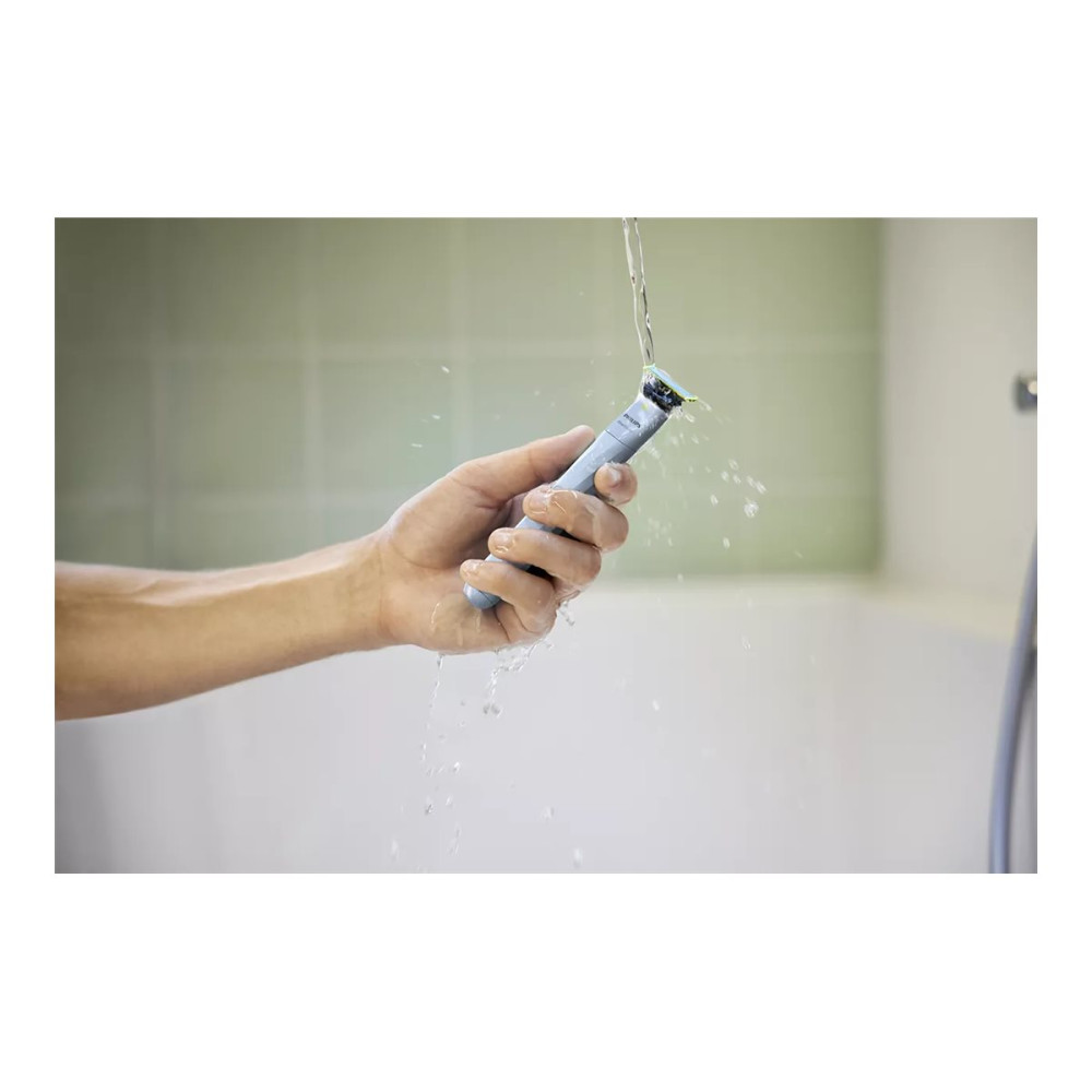 Produktbild för Philips OneBlade 1st Shave QP1324 - trimmer - himmelsblå