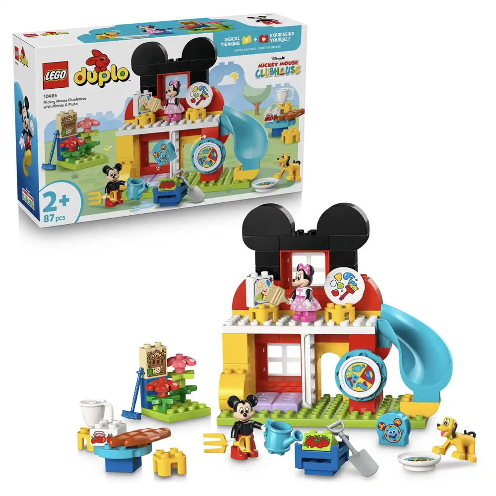 Produktbild för LEGO® DUPLO® 10465 Mickeyho klubík, Minnie a Pluto