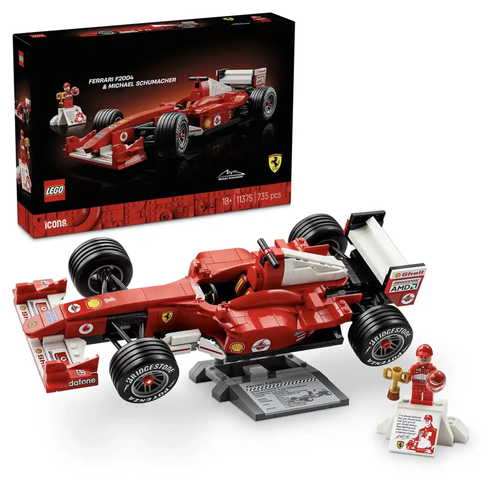 Produktbild för LEGO® Icons 11375 Ferrari F2004 a Michael Schumacher