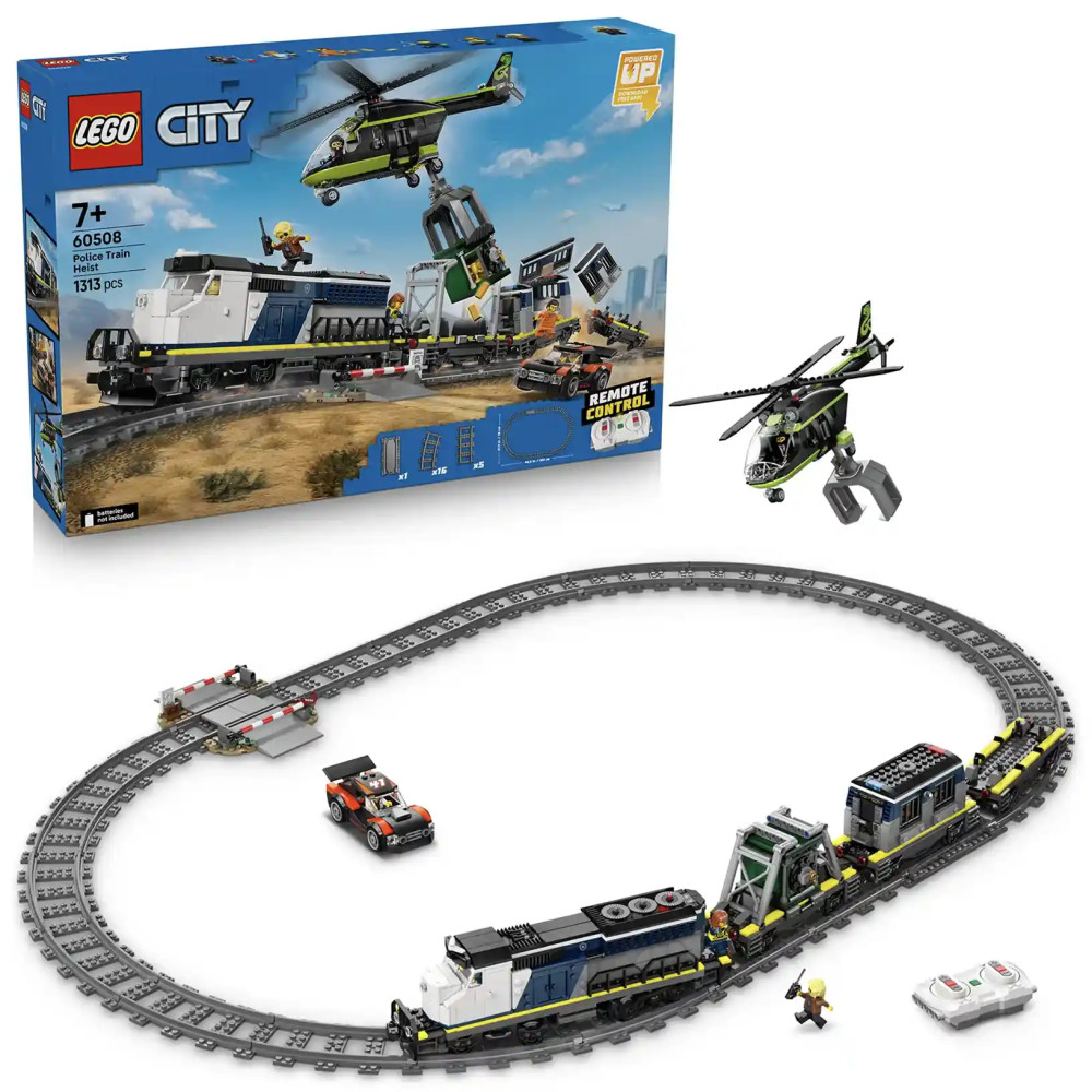 Produktbild för LEGO® City 60508 Loupež v policejním vlaku