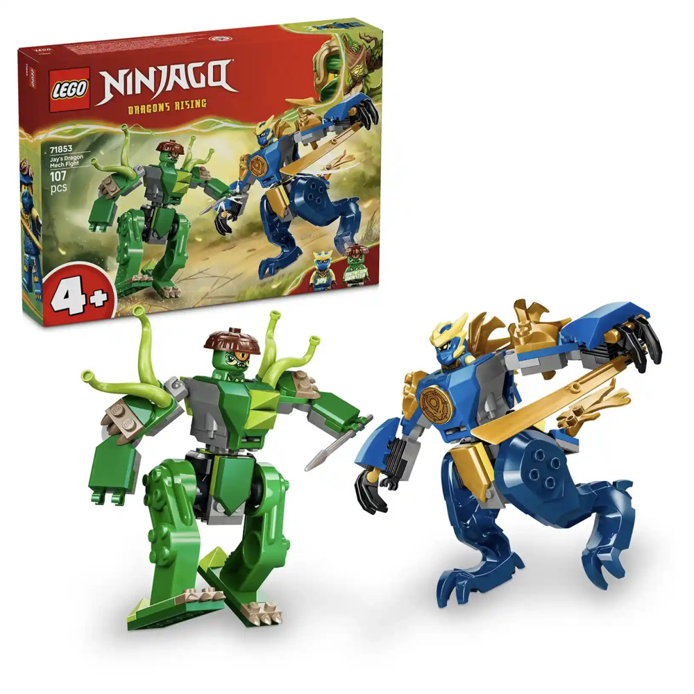 Produktbild för LEGO® NINJAGO® 71853 Jay a boj v dračím robotickém obleku