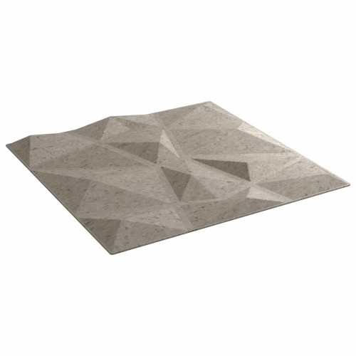 vidaXL Väggpaneler 24 pcs Betonggrå 50 x 50 cm XPS Skum