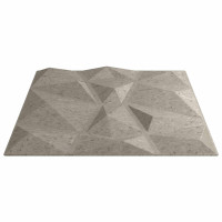 Produktbild för Väggpaneler 24 pcs Betonggrå 50 x 50 cm XPS Skum