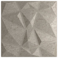 Produktbild för Väggpaneler 24 pcs Betonggrå 50 x 50 cm XPS Skum