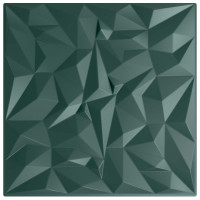 Produktbild för Väggpaneler 48 pcs Amethyst Grön 50 x 50 cm XPS Skum