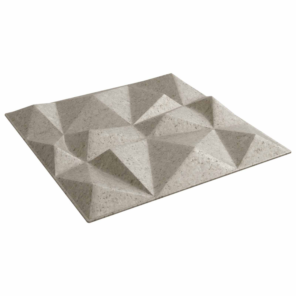 Produktbild för Väggpaneler 12 pcs Diamond Betong 50 x 50 cm XPS Skum