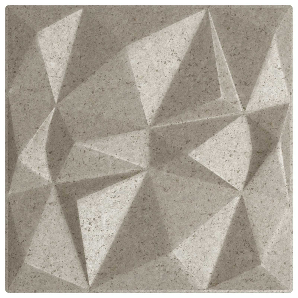 Produktbild för Väggpaneler 12 pcs Diamond Betong 50 x 50 cm XPS Skum