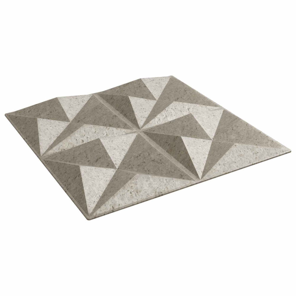 Produktbild för Väggpaneler 24 pcs Origami Betong 50 x 50 cm XPS Skum