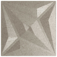 Produktbild för Väggpaneler Stjärna 48 pcs Star Betong 50 x 50 cm XPS Skum