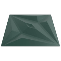 Produktbild för Väggpaneler Stjärna 24 pcs Star Grön 50 x 50 cm XPS Skum