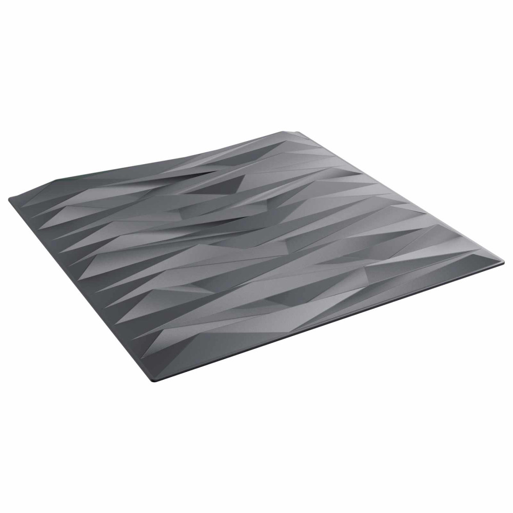 Produktbild för Väggpaneler 24 pcs Sten grå 50 x 50 cm XPS Skum