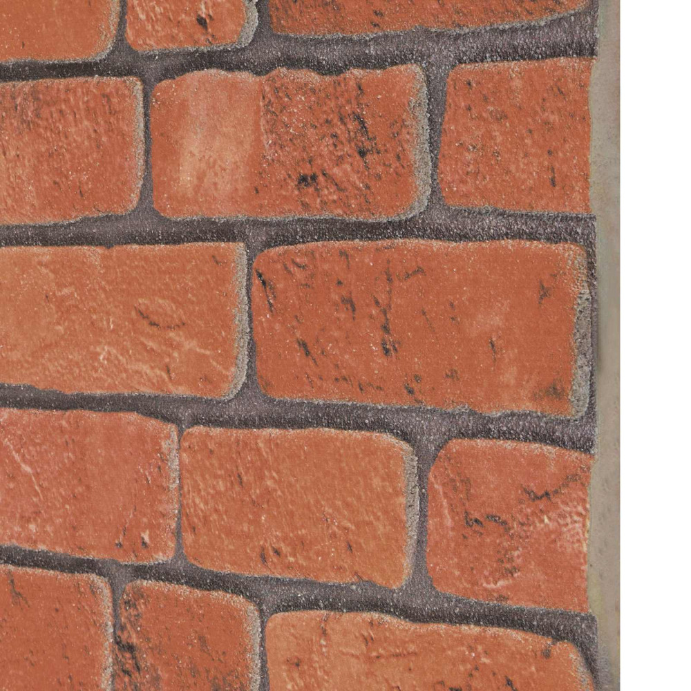 Produktbild för Väggpaneler 10 pcs Terracotta 100 x 50 cm EPS Skum