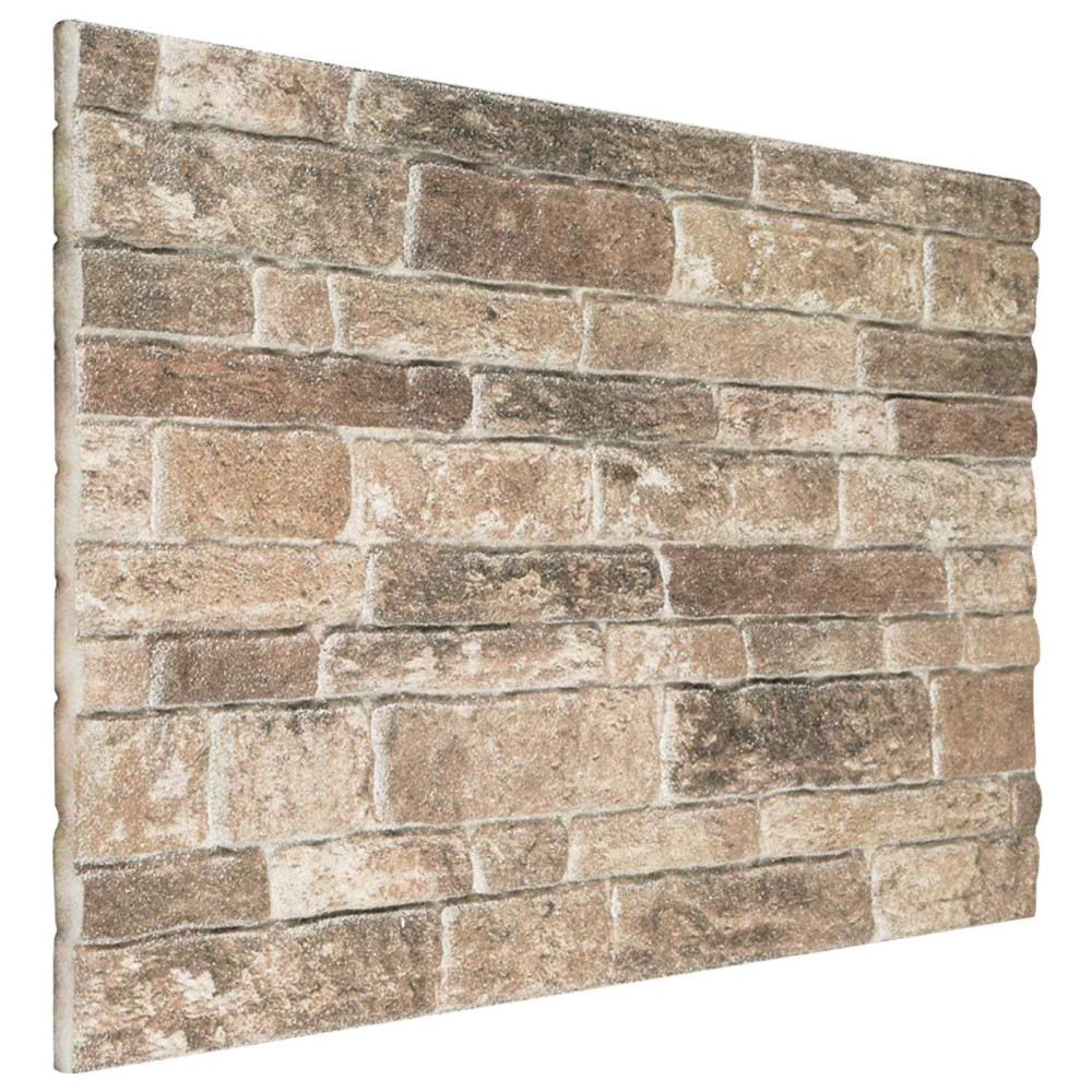 Produktbild för Väggpaneler 10 pcs Flerfärgsdesign 100 x 50 cm EPS Skum