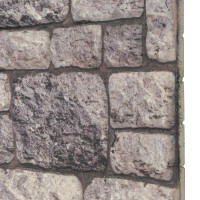 Produktbild för Väggpaneler 10 pcs Grå och Vit 100 x 50 cm EPS Skum