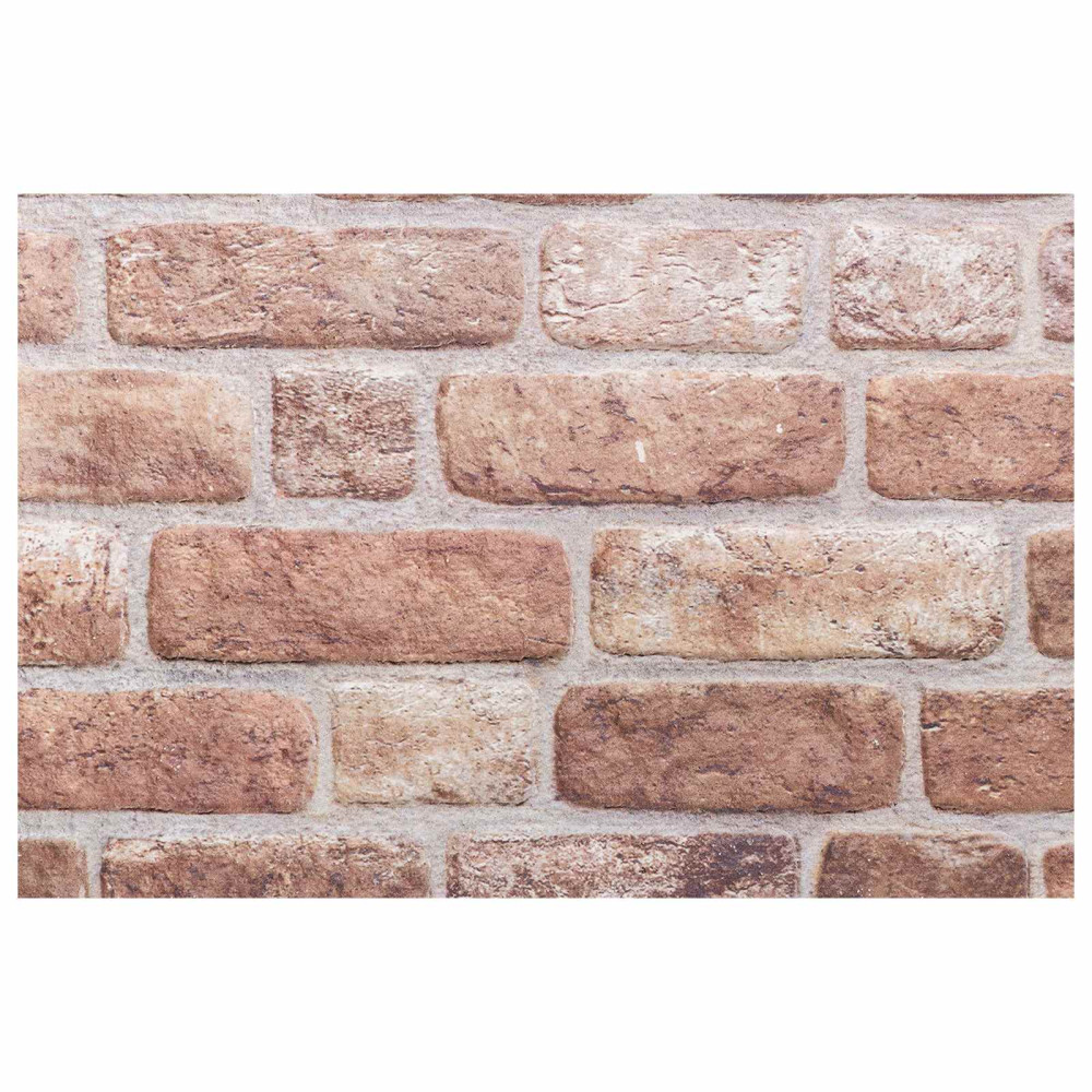 Produktbild för Väggpaneler 10 pcs Brun 100 x 50 cm EPS Skum