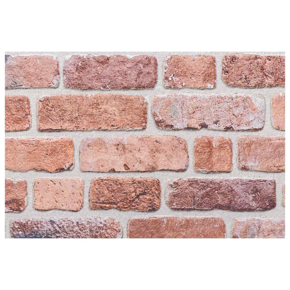 Produktbild för Väggpaneler 10 pcs Röd 100 x 50 cm EPS Skum