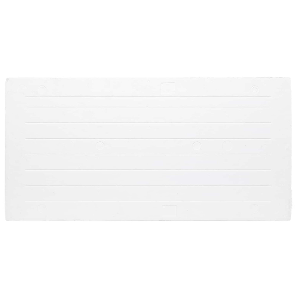Produktbild för Väggpaneler 10 pcs Röd och Vit 100 x 50 cm EPS Skum