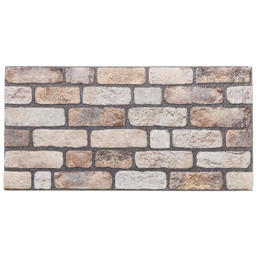 Produktbild för Väggpaneler 10 pcs Ljusbrun 100 x 50 cm EPS Skum