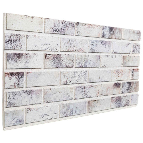 vidaXL Väggpaneler 10 pcs Ljusgrå och svart 100 x 50 cm EPS Skum