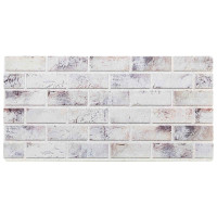 Produktbild för Väggpaneler 10 pcs Ljusgrå och svart 100 x 50 cm EPS Skum