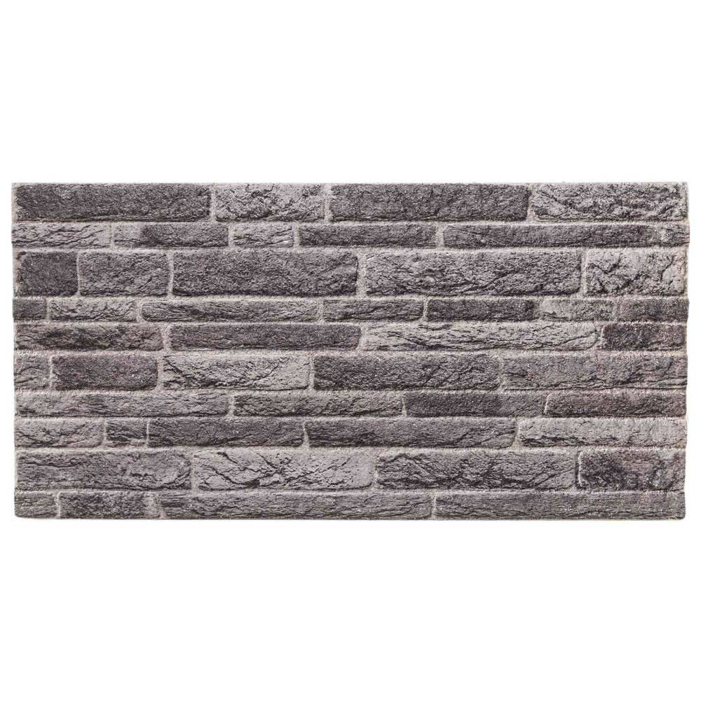 Produktbild för Väggpaneler 10 pcs Antracit 100 x 50 cm EPS Skum