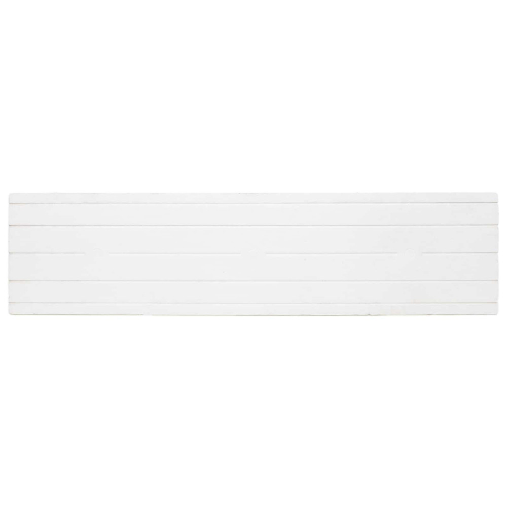 Produktbild för Väggpaneler 10 pcs Vit och röd 100 x 25 cm EPS Skum