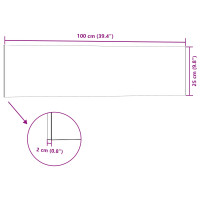 Produktbild för Väggpaneler 10 pcs Vit och röd 100 x 25 cm EPS Skum