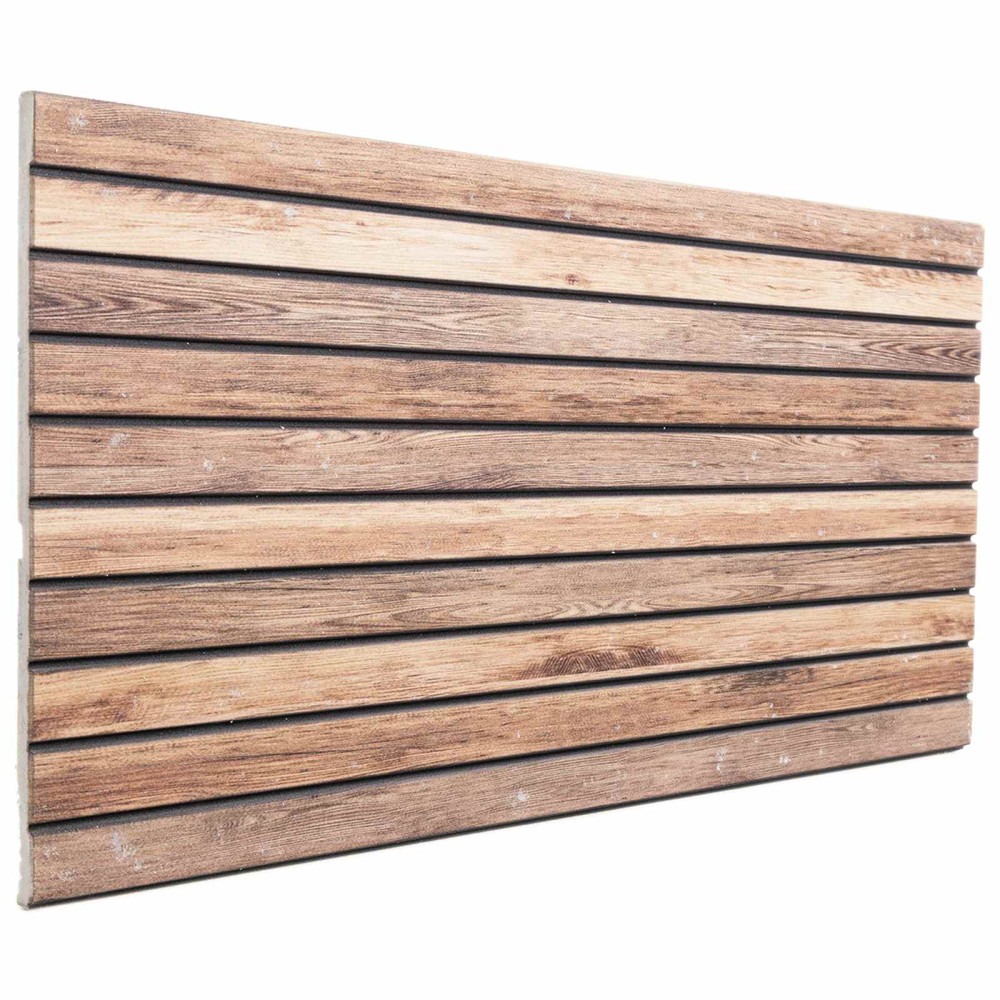 Produktbild för Väggpaneler 5 pcs Ljusbrun 100 x 50 cm EPS Skum