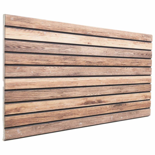 vidaXL Väggpaneler 5 pcs Ljusbrun 100 x 50 cm EPS Skum