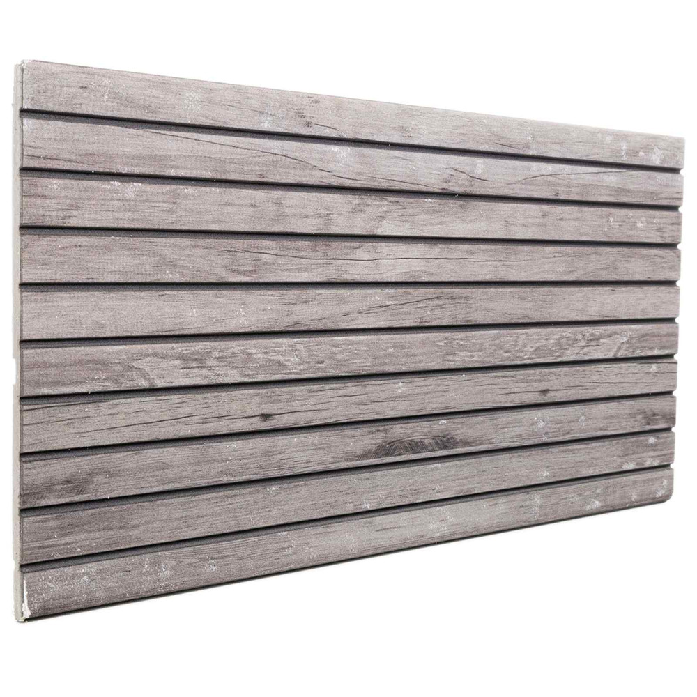 Produktbild för Väggpaneler 5 pcs Grå 100 x 50 cm EPS Skum