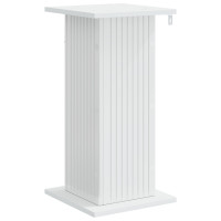 Produktbild för Växtställ Vit högglans 30,5 x 30 x 60,5 cm Konstruerat trä