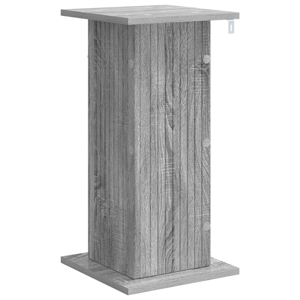 Produktbild för Växtställ Grå sonoma-ek 30,5 x 30 x 60,5 cm Konstruerat trä