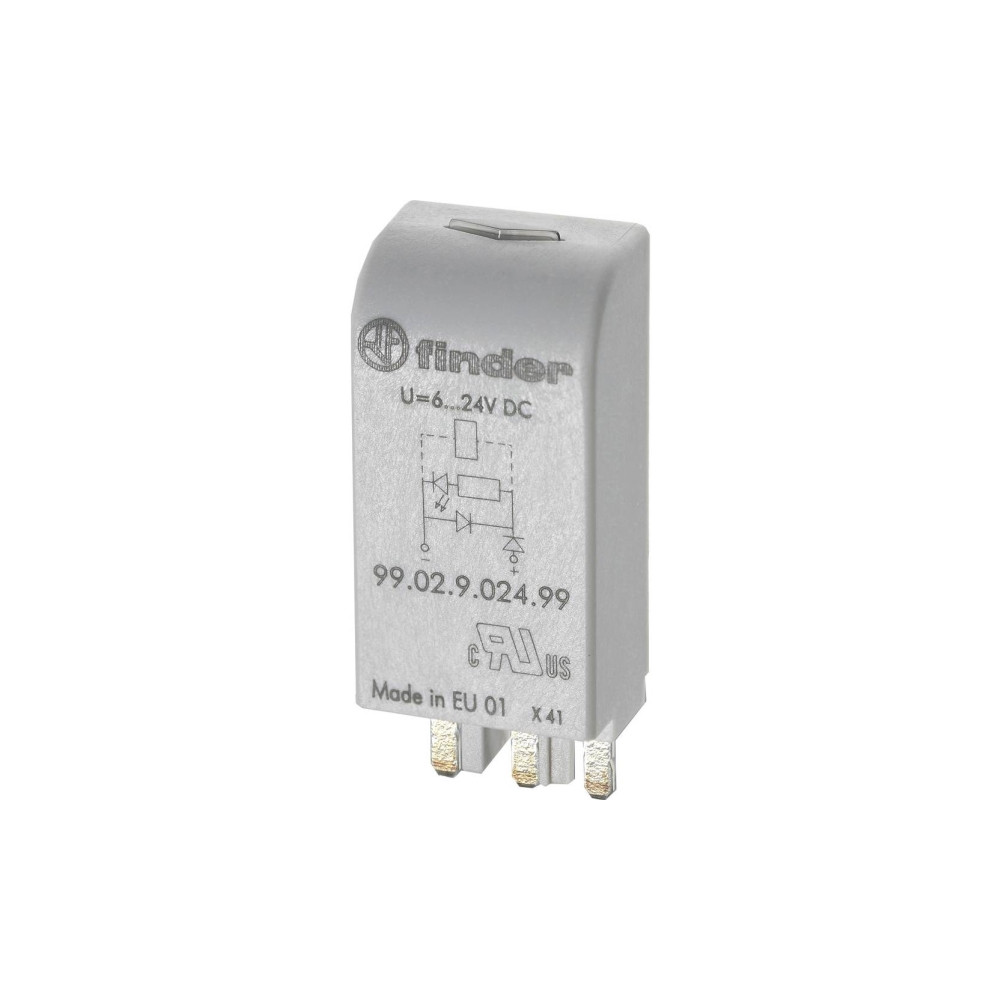 Produktbild för Varistoravstängningskrets med LED 110-240V AC/DC 99.02.0.230...