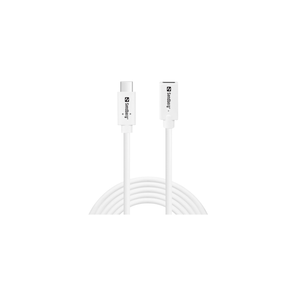 Produktbild för Sandberg - USB typ C-kabel - 24 pin USB-C till 24 pin USB-C - 2 m