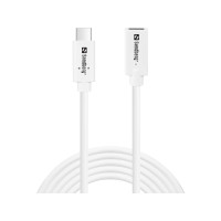 Produktbild för Sandberg - USB typ C-kabel - 24 pin USB-C till 24 pin USB-C - 2 m