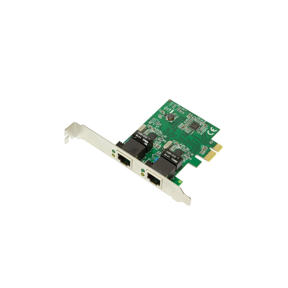Produktbild för LogiLink - nätverksadapter - PCIe 2.0 - Gigabit Ethernet x 2