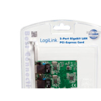 Produktbild för LogiLink - nätverksadapter - PCIe 2.0 - Gigabit Ethernet x 2