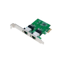 Produktbild för LogiLink - nätverksadapter - PCIe 2.0 - Gigabit Ethernet x 2