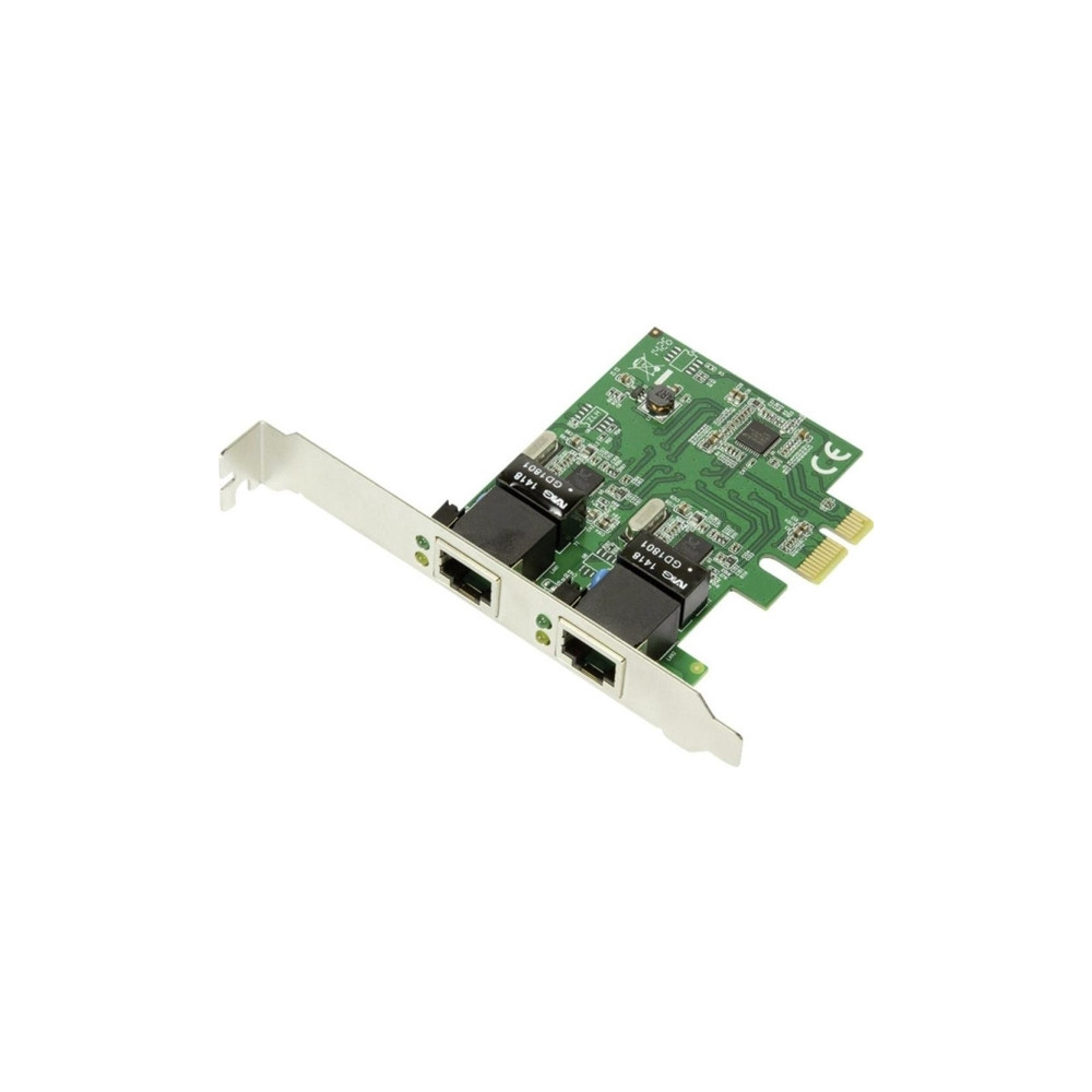 Produktbild för LogiLink - nätverksadapter - PCIe 2.0 - Gigabit Ethernet x 2