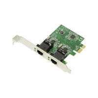 Produktbild för LogiLink - nätverksadapter - PCIe 2.0 - Gigabit Ethernet x 2