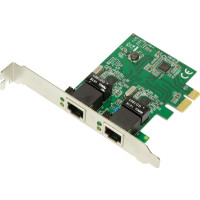 Produktbild för LogiLink - nätverksadapter - PCIe 2.0 - Gigabit Ethernet x 2