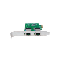 Produktbild för LogiLink - nätverksadapter - PCIe 2.0 - Gigabit Ethernet x 2