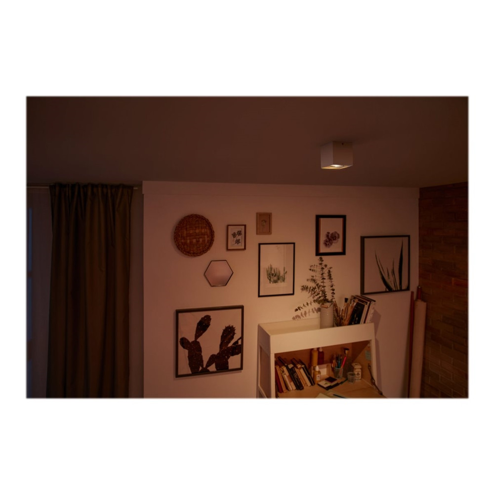 Produktbild för Philips myLiving - takspotlight - LED - 4.5 W - varmt ljus - 2200-2700 K - låda - vit