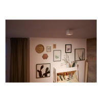 Produktbild för Philips myLiving - takspotlight - LED - 4.5 W - varmt ljus - 2200-2700 K - låda - vit
