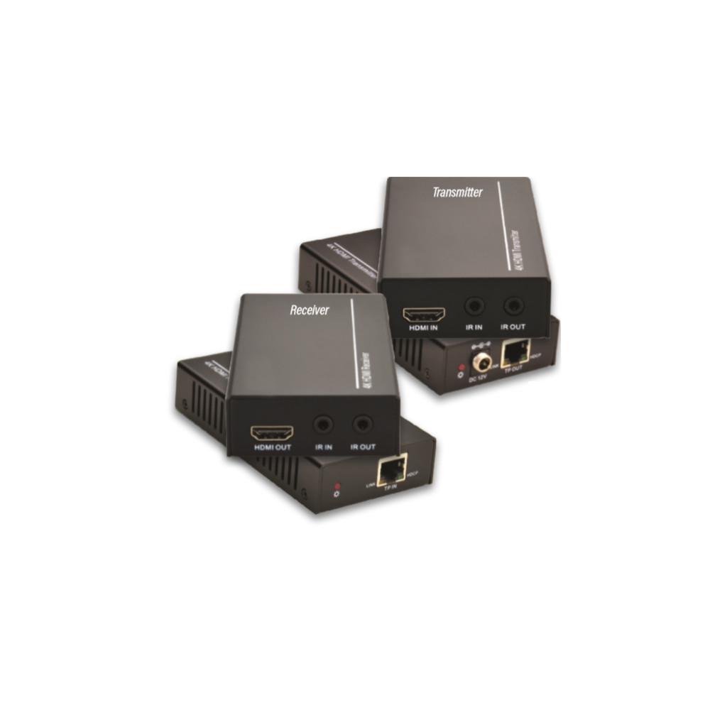 Produktbild för VivoLink Repeater / Amplifier - Set - video/ljud/infraröd förlängare - HDBaseT