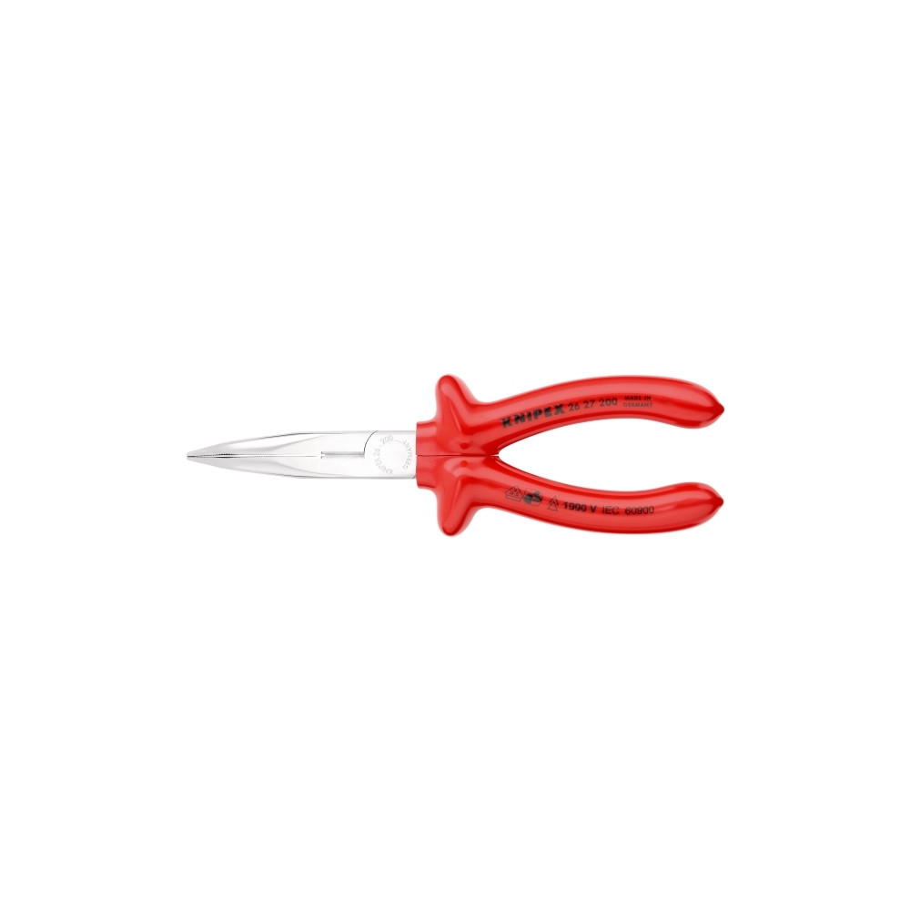 Produktbild för Knipex 26 27 200, Avbitartång, Kromvanadinstål, Plast, Röd,...