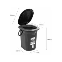 Produktbild för GreenBlue GB320 portabel campingtoalett WC-bhink 19L med han...